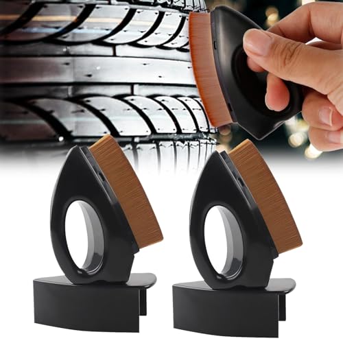 VMINOG Reifenglanz Reifenpflege Reifen Glanz Auto Pflege Reifen Bürste Reifenglanz Applikator für Auto Detailing Pinsel Tire Dressing Applicator - strahlend glänzende Autoreifen Professionelle (2) von VMINOG
