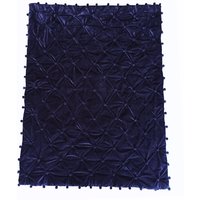 Dunkelblaue Samt Quilt König Decke Blaue Tröster Königin Bettwäsche Set Tagesdecke Gemütliches Zimmer Dekor Hochzeit Luxus Geschenk von VMORELIFESTYLE