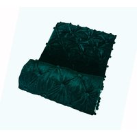Teal Samt Bettwäsche Quilt Samt Tröster Königin King Size Wirft Und Decken Set Hochzeit Luxusgeschenk von VMORELIFESTYLE