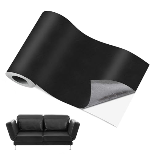 VMUTGA Kunstleder Selbstklebend Schwarz, 20 x 150cm Leder Patch Selbstklebend Kunstleder Reparaturset Lederflicken Leder Reparatur Patch Selbstklebende für Couch Sofas Autositz Möbel Jacken Taschen VMUTGA Kunstleder Selbstklebend Schwarz, 20 x 150cm Leder Patch Selbstklebend Kunstleder Reparaturset Lederflicken Leder Reparatur Patch Selbstklebende für Couch Sofas Autositz Möbel Jacken Taschen von VMUTGA