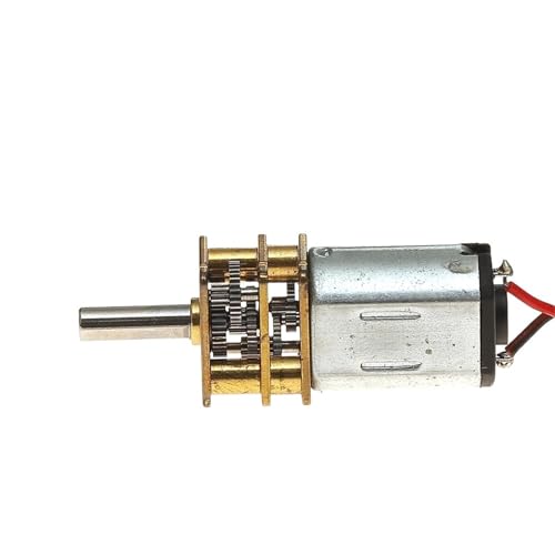 N20 DC-Metallgetriebemotor 3 V 3,7 V 5 V 6 V 50–98 U/min, niedrige Drehzahl, hohes Drehmoment, 4WD-Auto, elektrischer Schraubendreher, Türschlossmotor von VMVUD