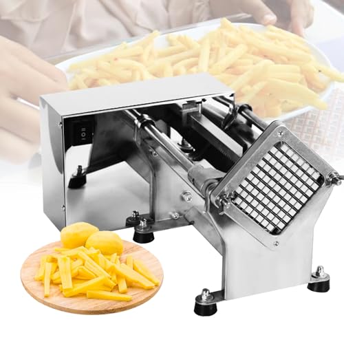 VNATWGOO Elektrischer Pommes-Frites-Schneider, Automatische Kartoffelschneidemaschine, FüR Die Gewerbliche Und Private KüChe VNATWGOO Elektrischer Pommes-Frites-Schneider, Automatische Kartoffelschneidemaschine, FüR Die Gewerbliche Und Private KüChe von VNATWGOO