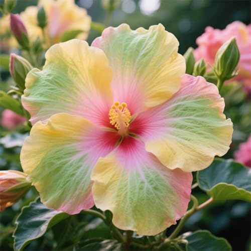 Hibiscus, Perfekte Geschenkidee, Einfach Anzubauen. Pflegeleicht, Lange Blütezeit, Großformat, Winterhart, 2zwiebeln-f Hibiscus, Perfekte Geschenkidee, Einfach Anzubauen. Pflegeleicht, Lange Blütezeit, Großformat, Winterhart, 2zwiebeln-f von VNGMXF