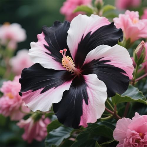 Hibiscus, Pflegeleicht, Lange Blütezeit, Großformat, Winterhart, Perfekte Geschenkidee, Einfach Anzubauen. -4zwiebeln-c von VNGMXF