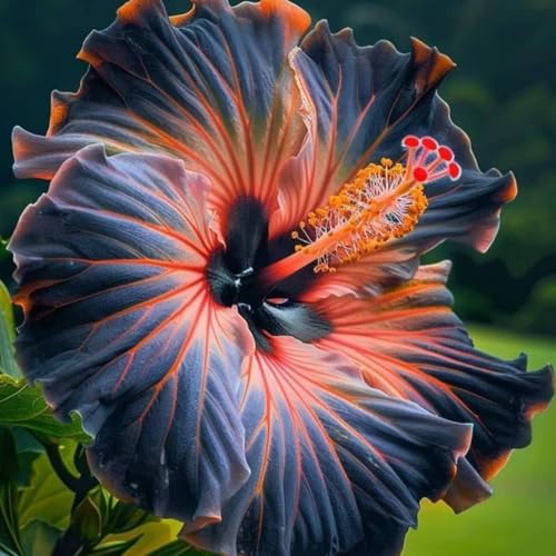Hibiscus Zwiebeln, Perfekte Geschenkidee Zwiebeln, Einfach Anzubauen. Winterhart Blumenzwiebel in Großformat, Hibiscus Pflanzen-4zwiebeln-d von VNGMXF