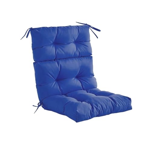VNHGNHG Stuhlkissen für den Außenbereich, 41 x 21 x 4 Stuhlkissen mit hoher Rückenlehne, mit Bändern, getuftetes Kissen, für den Garten im Homeoffice, Terrasse, Allwetter-Ersatzmöbel für drinnen und d von VNHGNHG