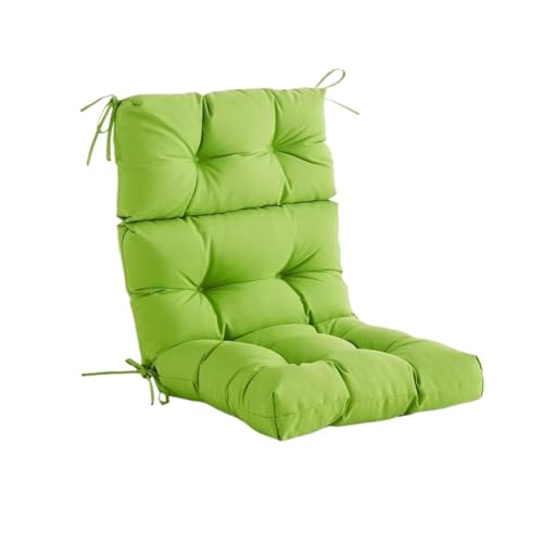 VNHGNHG Stuhlkissen für den Außenbereich, 41 x 21 x 4 Stuhlkissen mit hoher Rückenlehne, mit Bändern, getuftetes Kissen, für den Garten im Homeoffice, Terrasse, Allwetter-Ersatzmöbel für drinnen und d von VNHGNHG