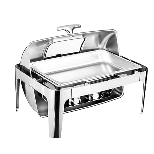 9L Insulated Chafing Dish Buffet Set with Roll Top Lid - Perfect for Weddings, Parties, and Banquets von VNIOFSW
