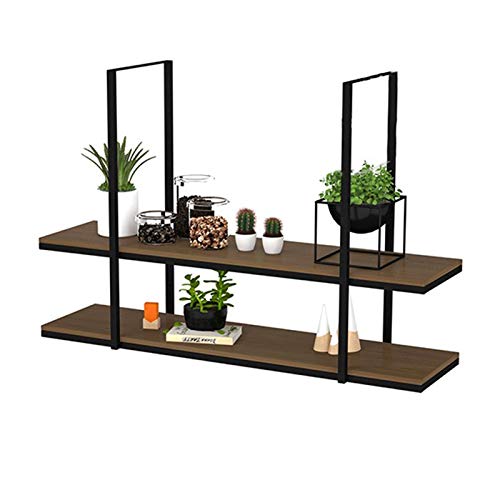 VNIOFSW Rustikales schwebendes Regal für Zimmerpflanzen – hängendes Kunst-Wandregal aus Eisen für Küche, Bar, Balkon – 150 x 30 x 80 cm von VNIOFSW
