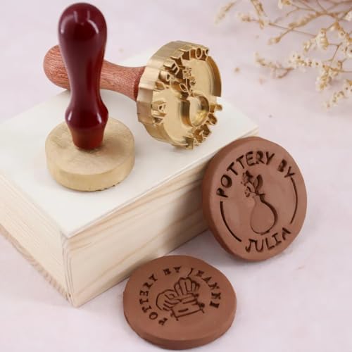 Benutzerdefinierte Keramik-Stempel | Keramik-Stempel | Geschenke Für Töpfer | Messingform Für Ton | Seifenstempel | Designs Für Ihre Töpferei von Vniqloo