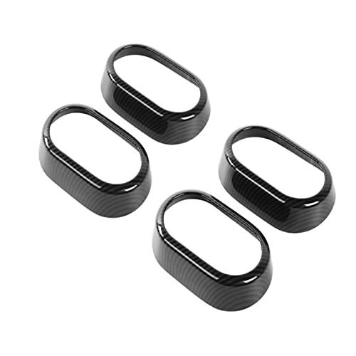 VNRQJLSN 2/4 Stück Auto Innentür Schüssel Dekoration Abdeckung Trim Aufkleber Für Jeep Für Wrangler JK 2007 2008 2009 2010 2/4-türiges Zubehör (4Pcs-4Doors) von VNRQJLSN