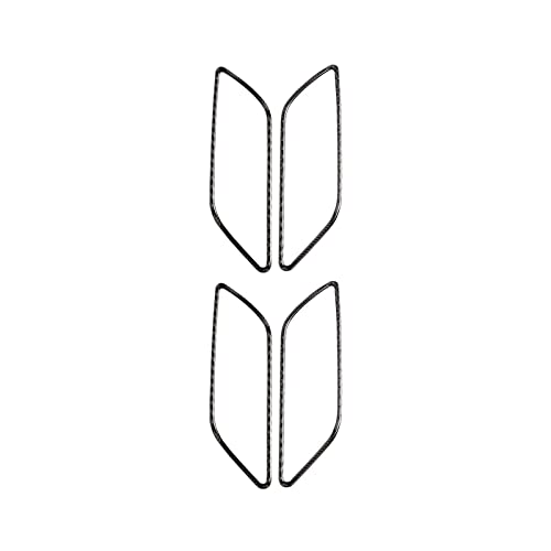 VNRQJLSN 4 Stücke Auto Innentürgriff Rahmen Dekoration Kohlefaser Streifen Aufkleber Für A3 8V 2014-2019 Automobile Innenausstattung von VNRQJLSN