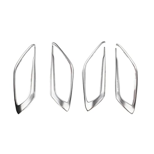 VNRQJLSN 4 Stücke Innentürgriff Surround Für Mazda CX-5 KF 2017 2018 CX5 2. Matte Chrome Cover Trim Zubehör (Silber) von VNRQJLSN
