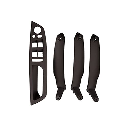 VNRQJLSN Armlehne Auto Links Vorne Fahrersitz LHD Innentürgriff Innenverkleidung Zugverkleidung Für E70 E71 X5 X6 2007–2014 (Brown 4 Pcs) von VNRQJLSN