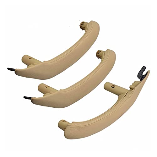 VNRQJLSN Auto Innen Beifahrertür Links Rechts Zuggriff Lederbezug Ersatz Für X3 X4 F25 F26 2010-2016 (Beige,RHD SET) von VNRQJLSN