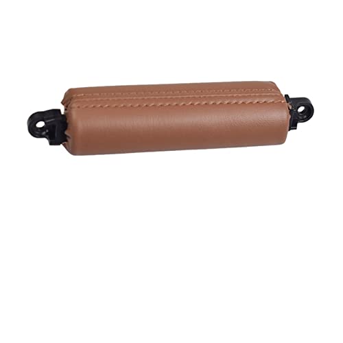 VNRQJLSN Auto Innentür Links Rechts Fahrer Leder Ziehgriff Für VW Für Touareg 2003 2004 2005 2006 2007 2008 2009 2010 (Red Brown) von VNRQJLSN