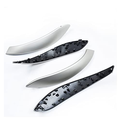 VNRQJLSN Auto-Innentür-Zuggriff-Außenverkleidung Für 3er-4er-Reihe F30 F80 F31 F32 F33 F34 F35 F36 2013-2018 (Sliver,4psc) von VNRQJLSN