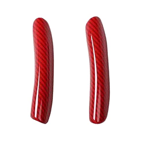 VNRQJLSN Auto-Innentürgriff-Griffdekorationsstreifen Trim Styling Für TT 2008 2009 2010 2011 2012 2013 2014 Auto-Spritzguss-Zubehör (Carbon Fiber Red) von VNRQJLSN
