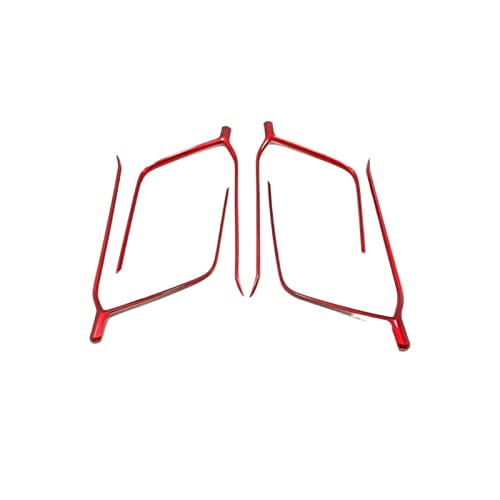 VNRQJLSN Auto Tür Armlehne Rahmen Dekor Streifen Abdeckung Trim Für Toyota Für RAV4 Für XA50 2019 2020 2021 2022 Innenausstattung (Red) von VNRQJLSN