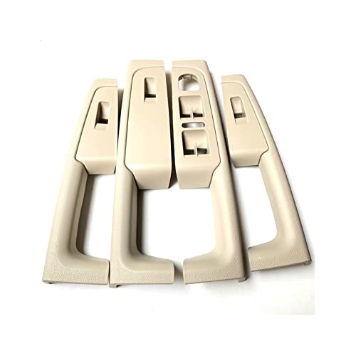 VNRQJLSN Beige Vorderer Innentürgriff Armlehnenrahmen Schalterbedienfeldverkleidung Für Für Superb 2008 2009 2010 2011 2012 2013 (A set of 4 PCS) von VNRQJLSN