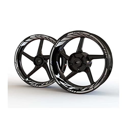 Felgenaufkleber Für Y&amaha R7 Rad Aufkleber Für YZF R7 Motorrad Felgen Aufkleber Vorne Und Hinten Set(Weiss) von VNRQJLSN