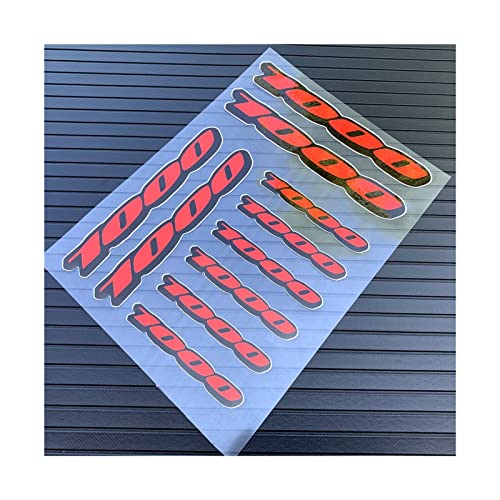 VNRQJLSN Felgenaufkleber Tank Body Side Sticker Badge Für Suzuki Für GSX-R Für GSXR 1000 750 600 K1 K2 K3 K4 K5 K6 K7 K8 K9 K10 Motorrad Verkleidung Aufkleber Emblem(for GSXR 1000 3) von VNRQJLSN