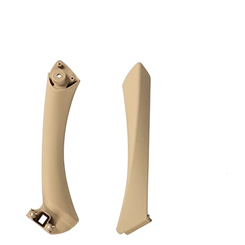 VNRQJLSN For E90 E91 2004 2005 2006 2007 2008 2 STÜCKE Autoinnentürgriff Panel Sedan Pull Trim Cover Ersatz (Beige,links) von VNRQJLSN
