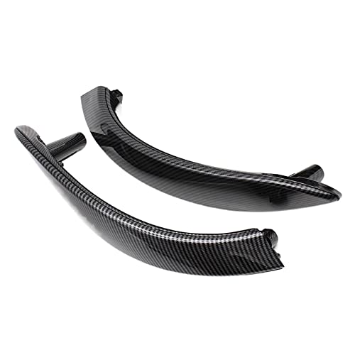 VNRQJLSN Für 3er 3GT 4er F30 F80 F31 F32 F33 F34 F35 F36 Innentürgriff Mit Kohlefaser-Textur Und Außenabdeckungs-Set Ersatz (Assembly 2PCS) von VNRQJLSN