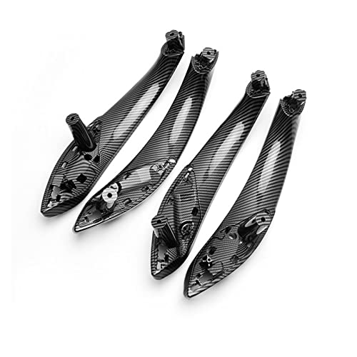 VNRQJLSN Für 3er 4er F30 F36 M3 F34 4PC Autotürgriff Innentürgriffe Ersetzen Abdeckung Autotürgriff (Kohlefaser) von VNRQJLSN