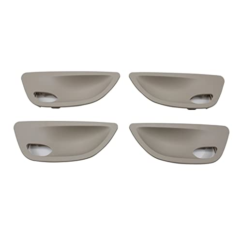VNRQJLSN Für 5er F10 F11 F18 2010-2017 Links Rechts 2/4 Stück Autoinnentürgriff Schüsselabdeckung Ersatz (Oyster,4pcs Set) von VNRQJLSN