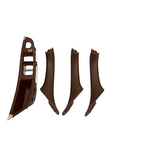VNRQJLSN Für 5er F10 F11 F18 520 523 525 528 530 LHD Linkslenker Innentürgriffverkleidung (WINE RED-4PC) von VNRQJLSN