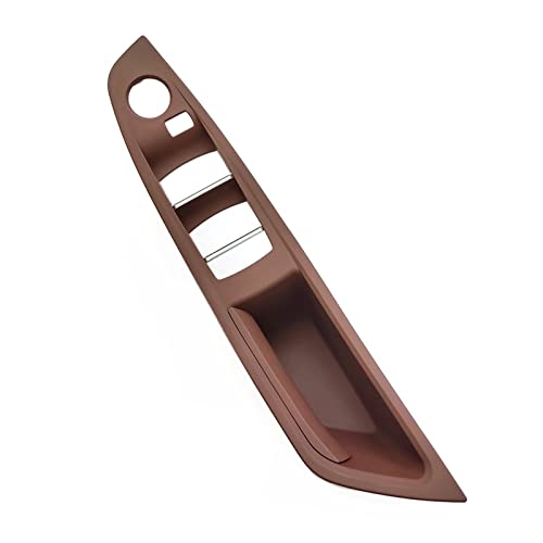 VNRQJLSN Für 5er F10 F11 F18 520 523 525 528 530 LHD RHD Innentürzuggriff Armlehnenverkleidung Ohne Spiegelklappknopf (RHD Brown) von VNRQJLSN