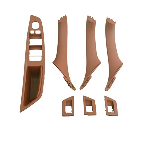 VNRQJLSN Für 5er F10 F11 F18 520i 523i 525i 528i 535i Verbessertes Neues Innentür-Armlehnen-Fenster-Schalttafel-Zuggriff-Set (Champagne LHD 7PCS) von VNRQJLSN