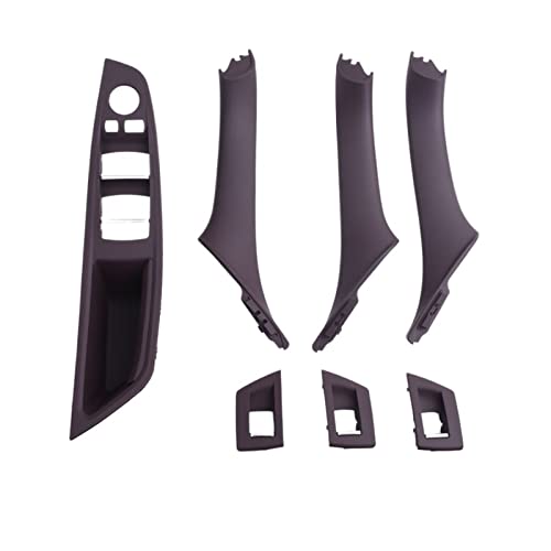 VNRQJLSN Für 5er F10 F11 F18 520i 523i 525i 528i 535i Verbessertes Neues Innentür-Armlehnen-Fenster-Schalttafel-Zuggriff-Set (Moka LHD 7PCS) von VNRQJLSN