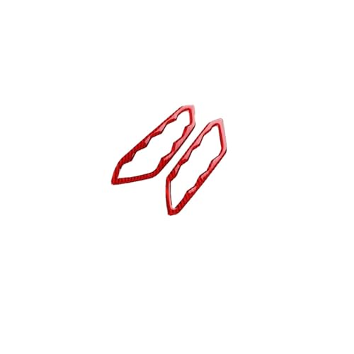 VNRQJLSN Für B&MW 1er & 2er F40 & F44 2020–2024 Armaturenbrett-Seitenlüftungsabdeckung Innenverkleidung Aus Carbonfaser Linkslenker Rechtslenker(Red Carbon LHD) von VNRQJLSN