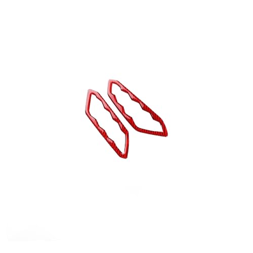 VNRQJLSN Für B&MW 1er & 2er F40 & F44 2020–2024 Armaturenbrett-Seitenlüftungsabdeckung Innenverkleidung Aus Carbonfaser Linkslenker Rechtslenker(Red Carbon RHD) von VNRQJLSN