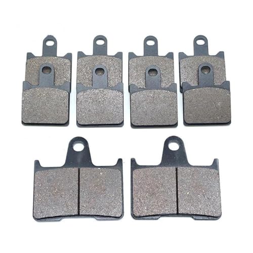 VNRQJLSN Für Für Ninja ZX14R 2012-2018 ZZR1400 ZX14 2006-2011 Für Concours 14 ZR1400 2008-2017 Vorne Hinten Bremsscheiben Pads Set Kit von VNRQJLSN