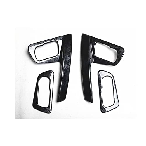 VNRQJLSN Für Für Qashqai J10 2007-2010 2011 2012 2013 Autoabdeckung Stick Trim Tür Innengriff Schale Armlehne Handlauf Rahmen (Black wood grain) von VNRQJLSN