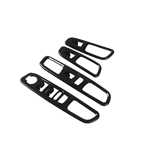 VNRQJLSN Für Jeep Für Renegade 2016 2017 2018 2019 Auto Innenraum Fensterheber Schalter Taste Dekoration Abdeckung Trim Aufkleber Auto Styling (Black) von VNRQJLSN