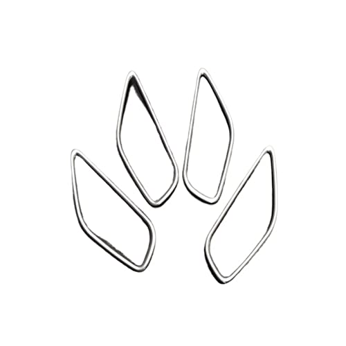 VNRQJLSN Für Mazda CX-5 CX5 2012 2013 2014 2015 2016 Innentürgriffschale Abdeckungen Rahmenverkleidung ABS Chrom Aufkleber Auto Styling Zubehör (Silber) von VNRQJLSN