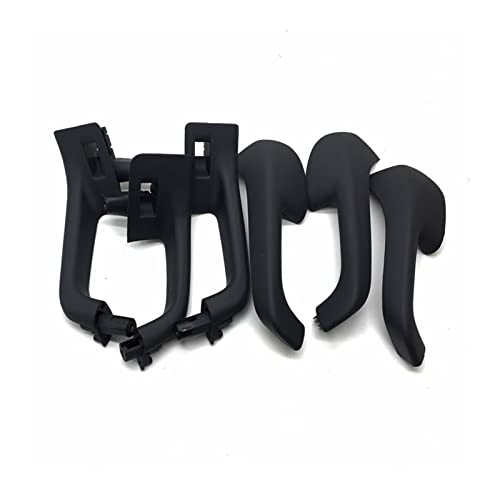 VNRQJLSN Für VW Für Golf 5 GTi MK5 Für Jetta MK5 1999-2012 Schwarz Farbset Autoinnentürgriff Griffabdeckung (6 pcs) von VNRQJLSN