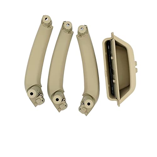 VNRQJLSN Für X3 X4 F25 F26 2010 2011 2012 2013 2014 2015 2016 RHD & LHD Auto Links Vorne Innentürgriff Panel Griff Pull Trim Cover (RHD 4PCS SET Beige) von VNRQJLSN