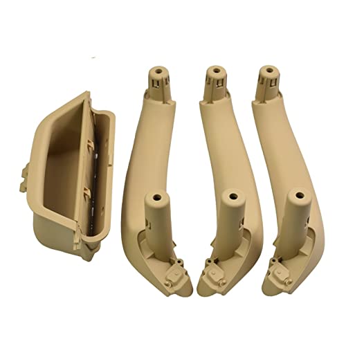 VNRQJLSN Für X3 X4 F25 F26 2010-2017 LHD Hauptfahrer Türinnengriff Zugverkleidung Auto Auto Innenraum Türverkleidung Abdeckung Ersetzen (Beige-4pcs) von VNRQJLSN