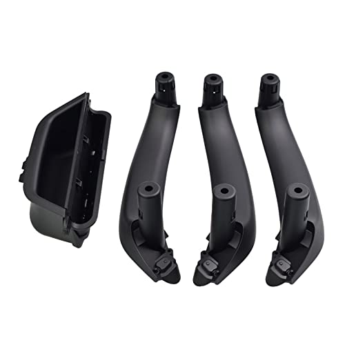 VNRQJLSN Für X3 X4 F25 F26 2010-2017 LHD Hauptfahrer Türinnengriff Zugverkleidung Auto Auto Innenraum Türverkleidung Abdeckung Ersetzen (Black-4Pcs) von VNRQJLSN