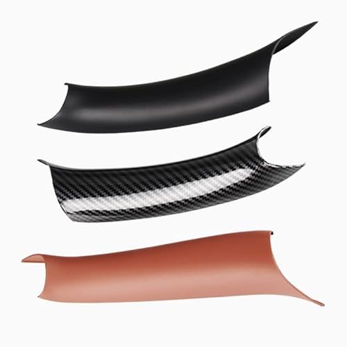 VNRQJLSN Für X5 E70 F15 X6 E71 F16 LHD Autoinnentürverkleidung Haltegriffabdeckungen Kohlefaser-Armlehnen-Schutzverkleidung Car Styling (Kohlefaser) von VNRQJLSN