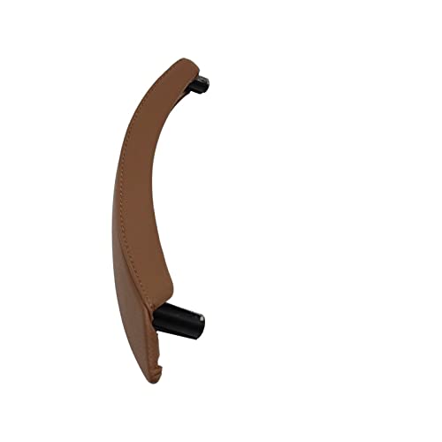 VNRQJLSN Für X5 X6 E70 E71 E72 2007-2013 Links Rechts Innen Beifahrertür Ziehgriff Leder Außenbezug Ersatz (Braun,rechte Seite) von VNRQJLSN