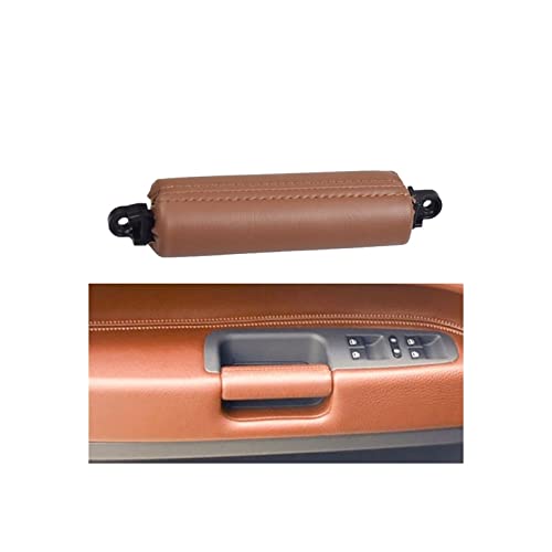 VNRQJLSN Innen-Fahrertür-Zuggriff Mit Abdeckleisten-Ersatz Für VW Für Touareg 2003 2004 2005 2006 2007 2008 2009 2010 (Braun) von VNRQJLSN