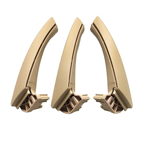 VNRQJLSN LHD RHD Links Rechts Beifahrer-Kunststoff-Türgriff-Set Für 3er E90 E91 E92 316 318 320 325 328i 2004–2012 (Beige,RHD) von VNRQJLSN