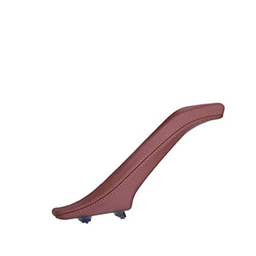 VNRQJLSN Ledergriff For Die Beifahrertür Links Rechts Für 5er F10 F11 F18 2010-2017 520i 523i 525i 528i 535i (LEFT RED BROWN) von VNRQJLSN