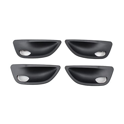 VNRQJLSN Links Rechts 2/4 Stück Autoinnentürgriff Schalenabdeckung Ersatz Für 5er F10 F11 F18 2010–2017 (Black,4pcs Set) von VNRQJLSN